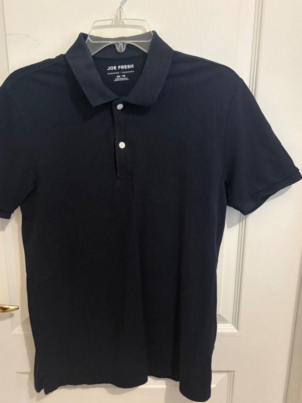 Joe Fresh Navy Blue and Black Golf Shirts XS